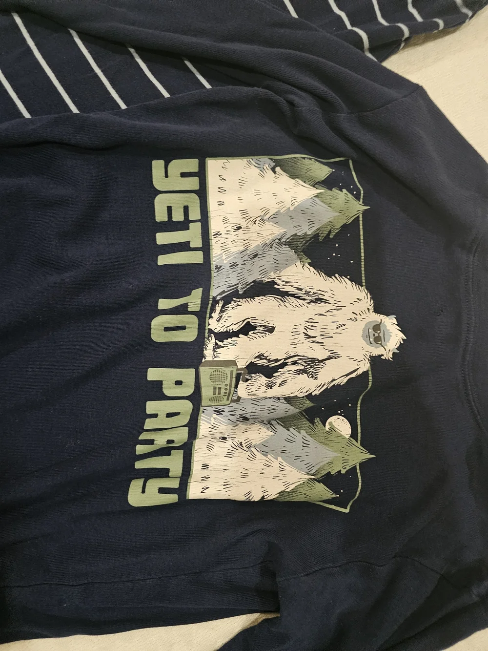 Carter's Kids Yeti Pajama Set - Navy & Sage